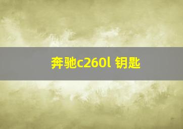 奔驰c260l 钥匙